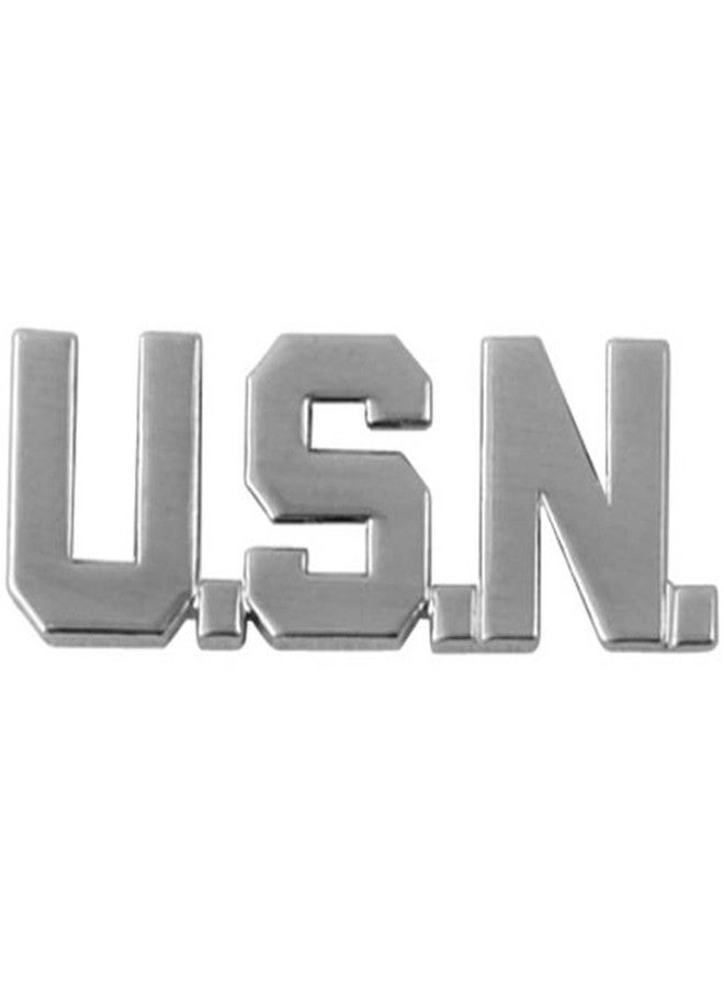 دبوس طية صدر السترة بحرف من البحرية الأمريكية (USN) مقاس 1 1/4 بوصة